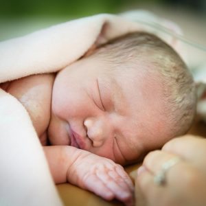 Newborn baby at Greenslopes Maternity in Special Care Nursery